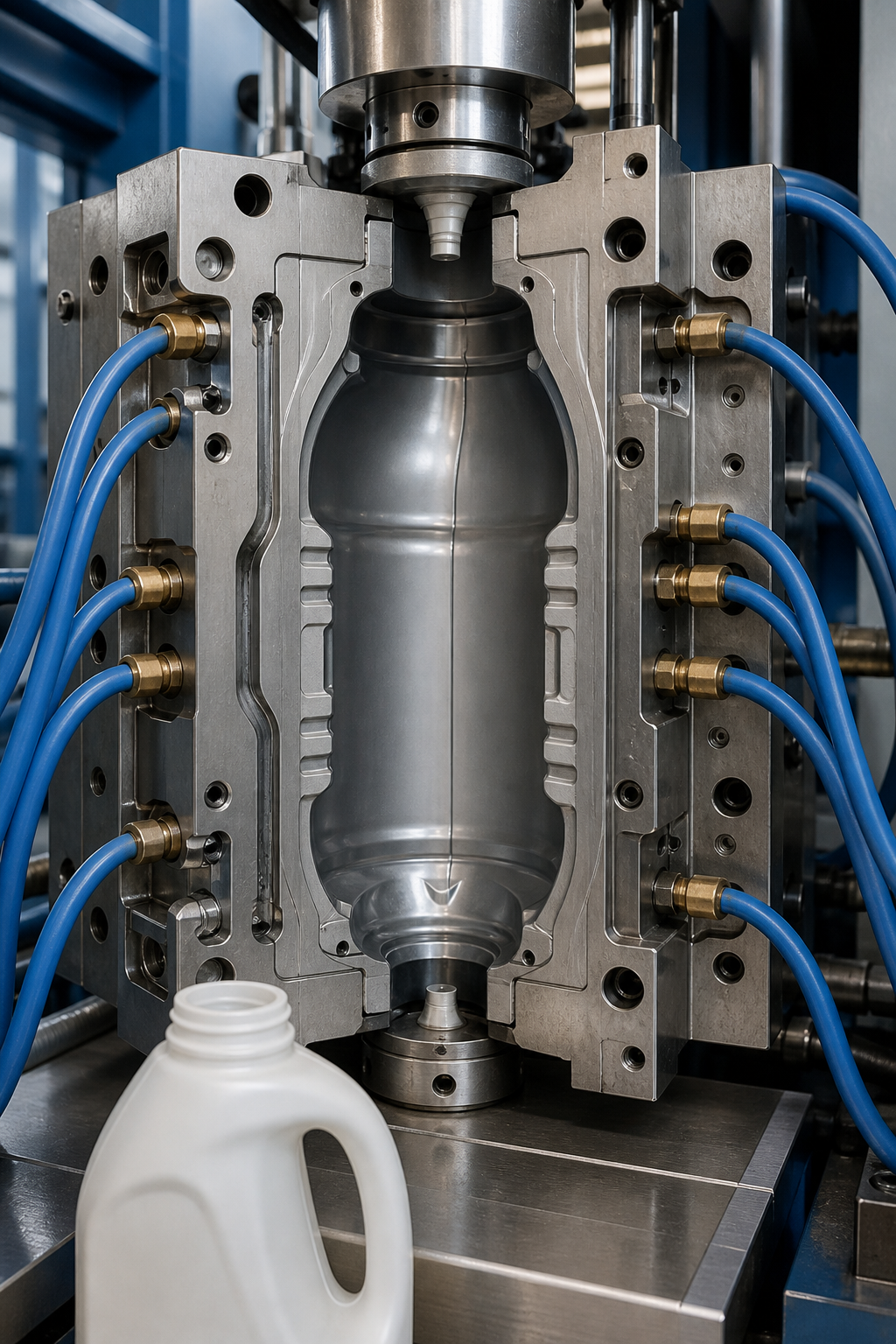 Neueste Unternehmensblogs über Blow Mold Cooling: How Cooling Design Affects Cycle Stability and Container Quality