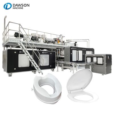 kaufen Einfach zu bedienen HDPE Toilettensitz Extrusionsblasformmaschine mit 30 kW Extrudermotorleistung online manufacture