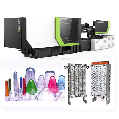 kaufen 76.5 kW Leistung 48 Hohlraum PET Vorform Spritzgießmaschine mit 10 Sekunden pro Schuss Zykluszeit online manufacture