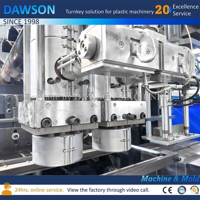 kaufen HDPE 5-Gallonen-Kanister-Blasformmaschine mit automatischem Betrieb und 130 kg/h Leistung für PVC PE ABS EVA PP-Kunststoff online manufacture