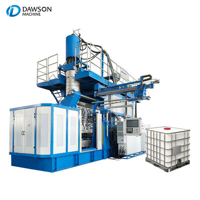 kaufen Erneuerte 1000L IBC-Blow-Molding-Maschine mit Akkumulatorkopf-Design und Servomotor-System für die Herstellung von Kunststofftrommeln online manufacture