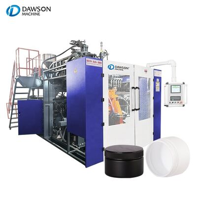 kaufen Hochproduktivität HDPE Breitmunde Geradseitige Behälterherstellungsmaschine mit 5 Druckkopfen online manufacture