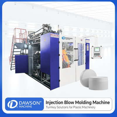 kaufen Automatische 5-köpfige Extrusionsblasformmaschine für HDPE-Kanister mit breitem Mund online manufacture
