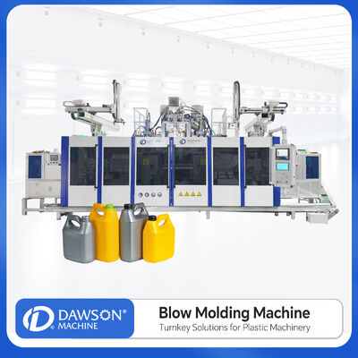 kaufen DSB90II Automatische Doppel-Druckkopf-Blasformmaschine 5L HDPE Jerry Can Blow Formmaschine Extrusionsblasformmaschine online manufacture
