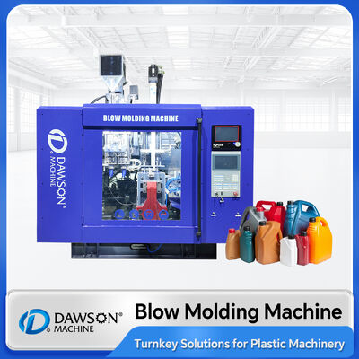 kaufen CE-zugelassene Flaschenblasformmaschinen Extrusionsblasformmaschine für HDPE-Schmierölfässer 10L-30L online manufacture