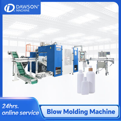 kaufen Doppelstation Doppel-Druckkopf-Extrusions-Blasformmaschine für 540 ml Babypulverflaschen online manufacture
