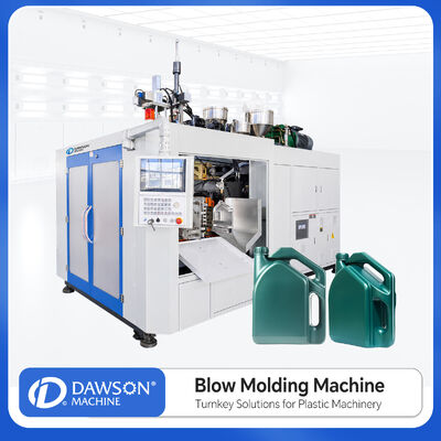 kaufen Automatische Doppelstation-Extrusionsblasformmaschine für 4L HDPE-Kunststoffbehälter online manufacture