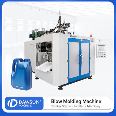 kaufen Automatische Doppelstation Extrusionsblasformmaschine für die Herstellung von 4L-HDPE-Kunststoffbehältern online manufacture