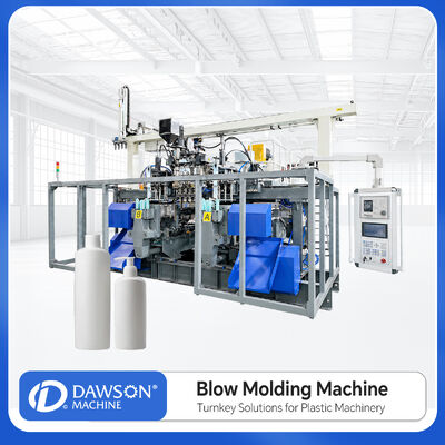 kaufen Hochgeschwindigkeits-4-köpfige automatische Extrusions-Blasformmaschine für die Herstellung von Kunststoffflaschen online manufacture