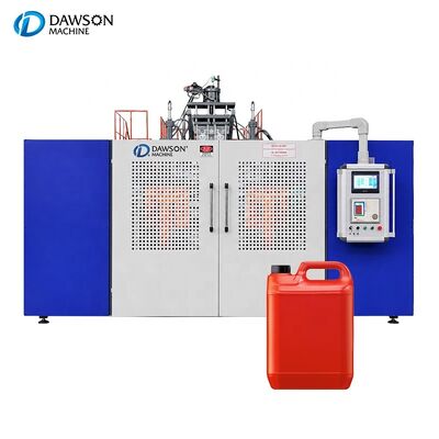 kaufen Automatische 5L HDPE Doppelstation Doppelkopfextrusionsblasformmaschine zur Herstellung von Kunststoffflaschen online manufacture
