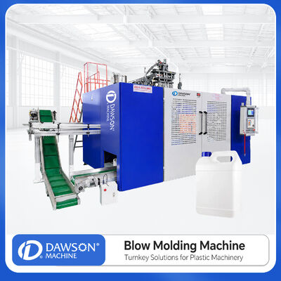 kaufen Automatische 5L HDPE Doppelstation Doppelkopfextrusionsblasformmaschine zur Herstellung von Kunststoffflaschen online manufacture