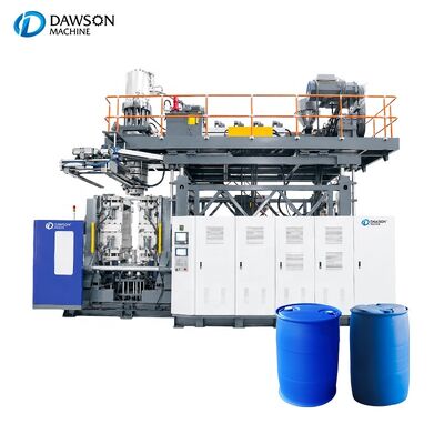 buy Automatische 200L Kunststoff-Trommel-Blasformmaschine Doppelring-Fassmaschine für chemische Schmierstoff-Farbenanlage online manufacture