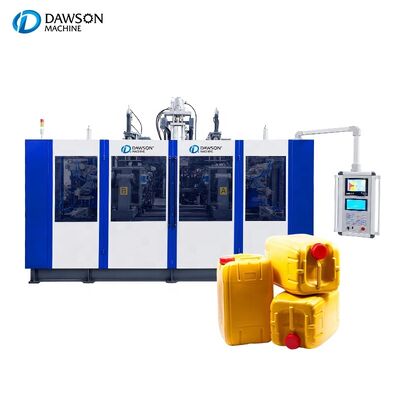 kaufen Doppelstation HDPE Kanister Blasformmaschine Kunststoff-Blasformmaschinen für die Produktion von Schmierölbehältern online manufacture