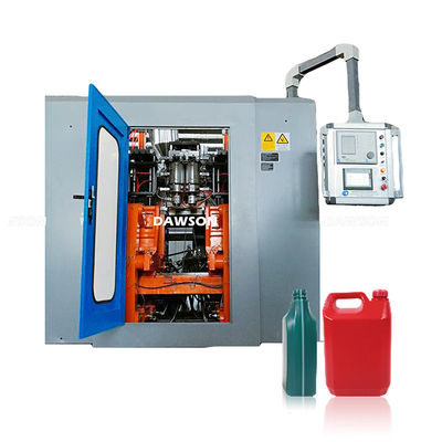 kaufen 2L 4L HDPE PlastikSchrauben-Verdrängungs-Blasformen-Maschine der schmieröl-Flaschen-Fertigungsstraße-Doppelt-Stations-75mm online manufacture