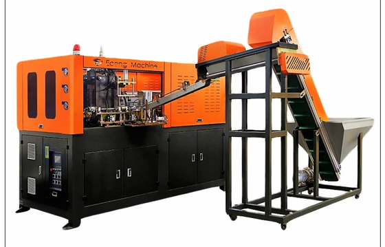 Qualität  4 Cavity Pet Bottle Blow Molding Machine Water Fully Automatic Fabrik