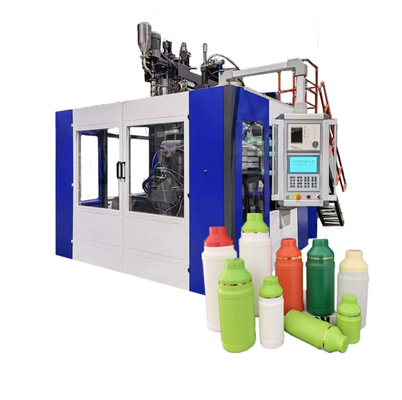 Plastikbehälter-Verdrängungs-Blasformen-Maschinen-einzelne Stations-Milchflaschen 4zone