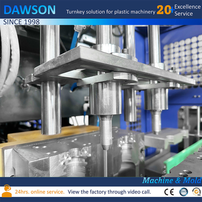 Profi-Extrusions-Blow-Molding-Maschine mit Doppel-Station-Doppelkopf