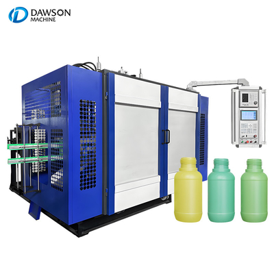 Doppelstation automatische Extrusions-Blasformmaschine für 1L 2L Flasche