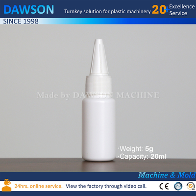 20 ml 30 ml kleine Plastik-PP-PE-Flaschenmachmaschine Spritzgießmaschine