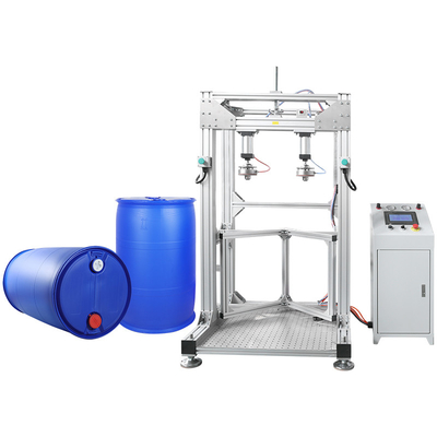 Automatische leere Flaschen 200L Jerrycan Luftleckage Prüfmaschinen Plastikflasche Leckage Prüfmaschine