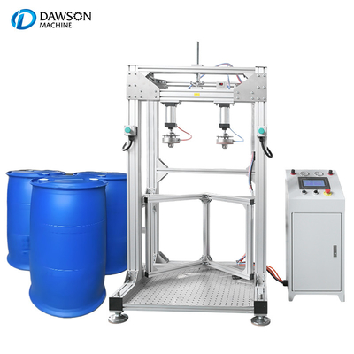 Automatisches Chemieöl 200L Trommelleckentester Doppelkopf HDPE Jerrycan Leckdetektierungsmaschine