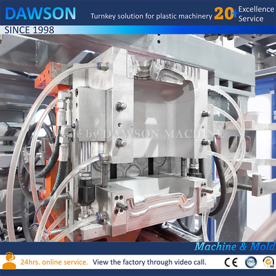 Doppelstation Doppeldruckkopf Kunststoff HDPE 5L 10L EURO ADBLUE Kanisterblasformmaschine