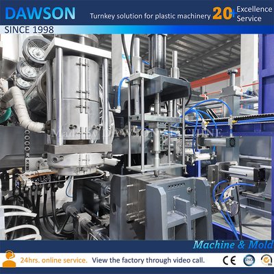 1400 ml große Halsdose HDPE Extrusionsblasformmaschine