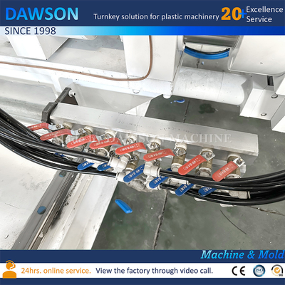 Einbahnstation 20L 23L 25L HDPE Jerry Can Extrusionsblasformmaschine