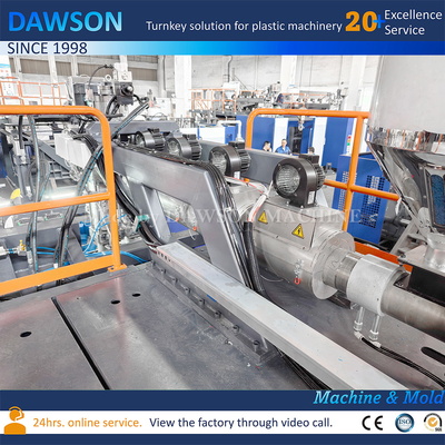 4L 5 Gallonen HDPE Wasserflasche Herstellung Maschine Flasche Fass Extrusion Blow Moulding Maschine