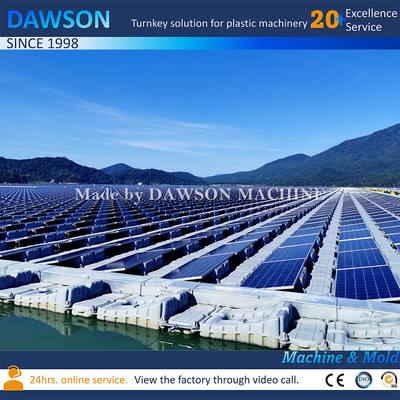 Maschine zur Herstellung von schwebenden Pontonplattformen aus Kunststoff