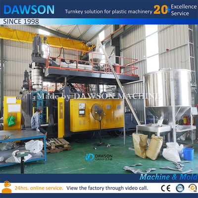 Maschine zur Herstellung von schwebenden Pontonplattformen aus Kunststoff