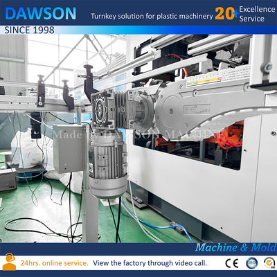 Hochgeschwindigkeits-HDPE-Waschmittel-Doppelstation-Flaschen-Extrusionsblasformmaschine Preis