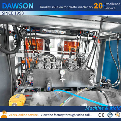 Hochgeschwindigkeits-HDPE-Waschmittel-Doppelstation-Flaschen-Extrusionsblasformmaschine Preis