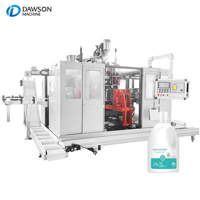 Automatische Doppelstation Doppelköpfige tägliche chemische Waschmittelreiniger Flaschen Extrusionsblasformmaschinen