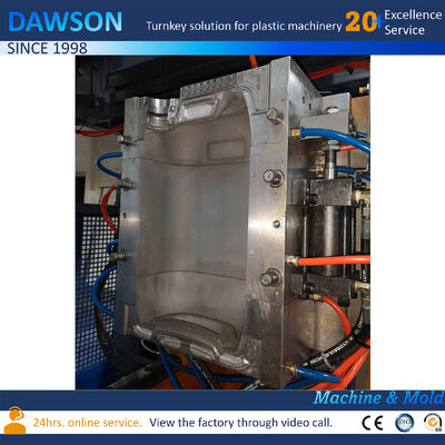 Ausgabe 130 kg pro Stunde 20 Liter Jerry Can Extrusion HDPE Formen Kunststoff Trommel Blow Formen Maschine 4,4 x 3,4 x 3,6 Meter