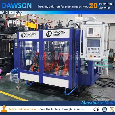 Customer Specified Voltage 4L 5L PP HDPE Detergent Oil Milk Bottle Barrel Drum Molding Extrusion Blow Moulding Machine