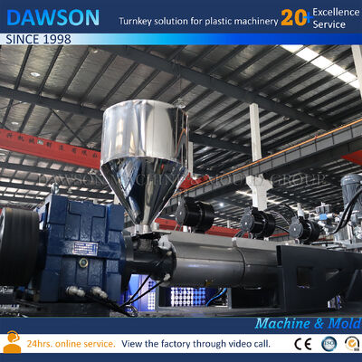 85mm Schraubendurchmesser 110kN Klemmkraft Kunststoff HDPE Waschmittel Flaschenherstellung Extrusionsblasformmaschine