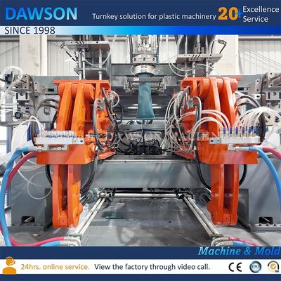 130 kg pro Stunde Ausgabe Extrusions-Blasformmaschine für HDPE 5L Jerrycan Hochgeschwindigkeits-Kunststoffherstellung