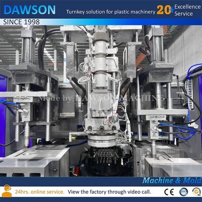 Aluminium mit Beryllium Kupfer Formmaterial 5L 8L 10L Plastikflaschenblasmaschine HDPE Maschine Zykluszeit 21,6 Sekunden