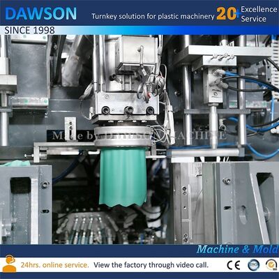 Aluminium mit Beryllium Kupfer Formmaterial 5L 8L 10L Plastikflaschenblasmaschine HDPE Maschine Zykluszeit 21,6 Sekunden