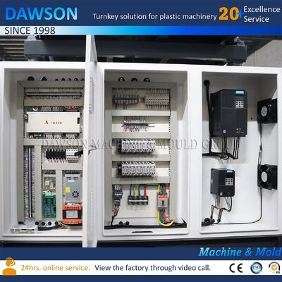 Flasche Doppelstation Hdpe Extrusionsblasformmaschine Schraube L D Verhältnis 24 für die Herstellung von 1,5 L Milchflaschen entwickelt