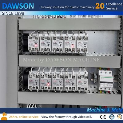 67kw Leistung Doppelstation Extrusionsblasformmaschine für die Herstellung von 1L-5L Plastikflaschen