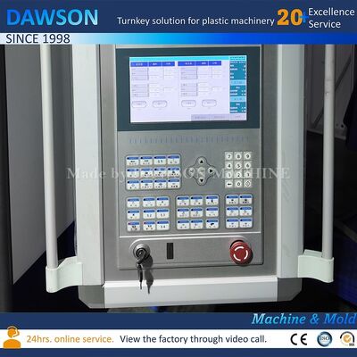 6,5T Weithals-HDPE-Behälter-Extrusionsblasformmaschine mit 90 mm Schneckendurchmesser