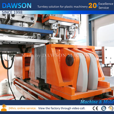 Vollständig elektrische 5L HDPE Waschmittelflaschen Blasformmaschine Drei-Düsen-Extrusionsblasformmaschine