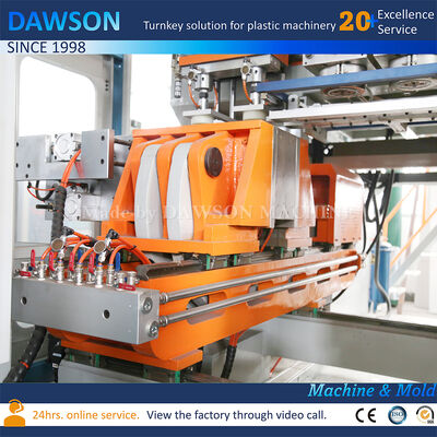 Vollständig elektrische 5L HDPE Waschmittelflaschen Blasformmaschine Drei-Düsen-Extrusionsblasformmaschine