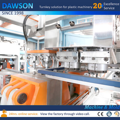 Vollständig elektrische Doppelstation HDPE 3L 5L Kanister-Extrusionsblasformmaschine