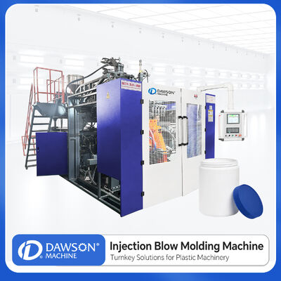 Hochproduktivität HDPE Breitmunde Geradseitige Behälterherstellungsmaschine mit 5 Druckkopfen