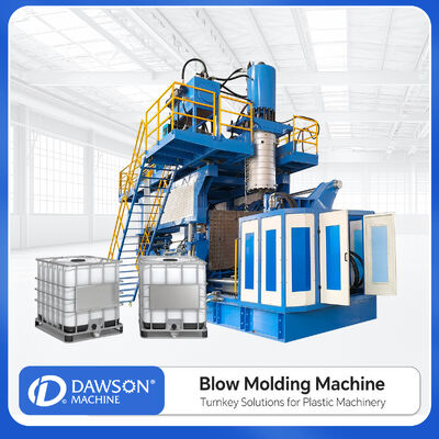 Kosteneffiziente 1000L IBC Tank Blow Molding Maschine mit Akkumulatorkopf Design und Servomotor System