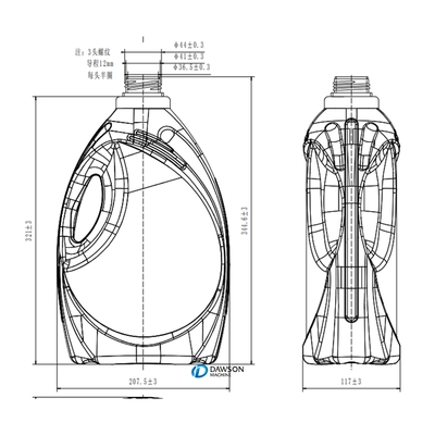 S136 Blasformen-Maschinen-Form-Plastikflaschen-Form