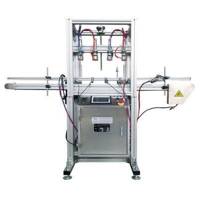 FLASCHENbenzinkanister Einspritzungs-Öl der automatischen Hauptausrüstung 4 füllt Plastikgestaltungsleck-Prüfvorrichtungs-Maschine ab